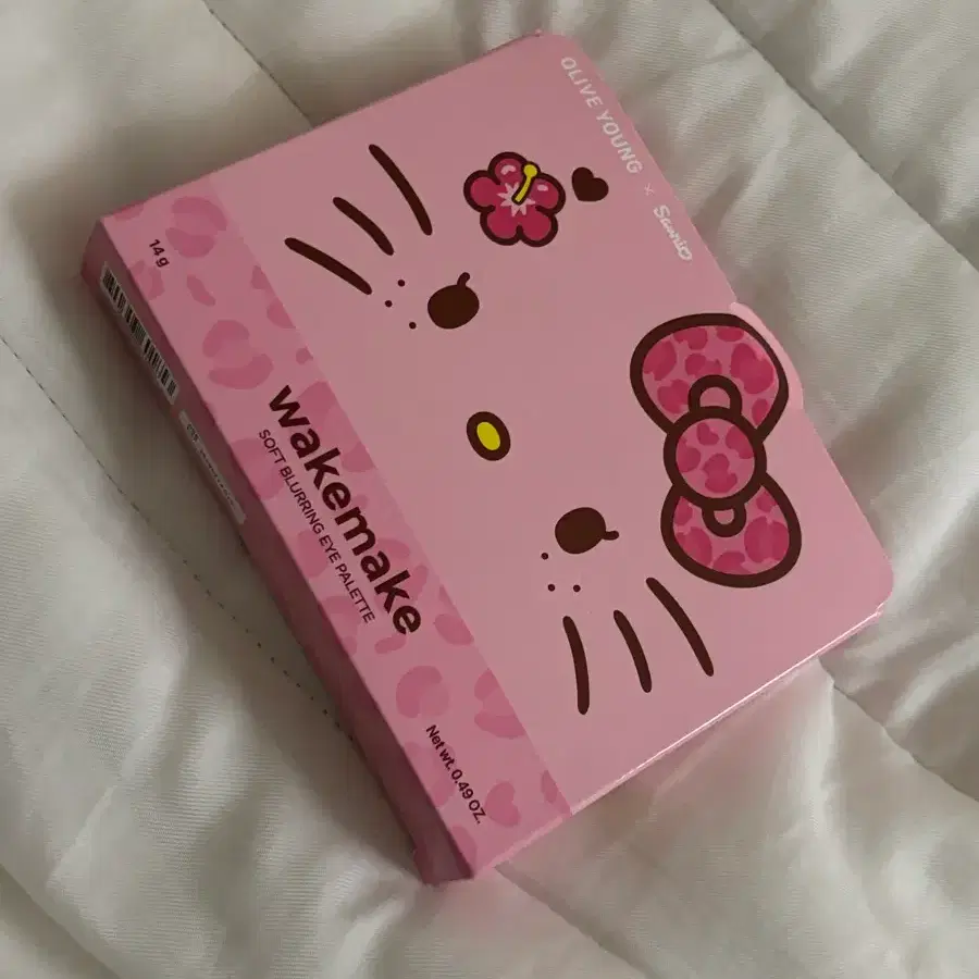 (새상품) 웨이크메이크 레오파드 헬로키티 31 핑크라이크블러링