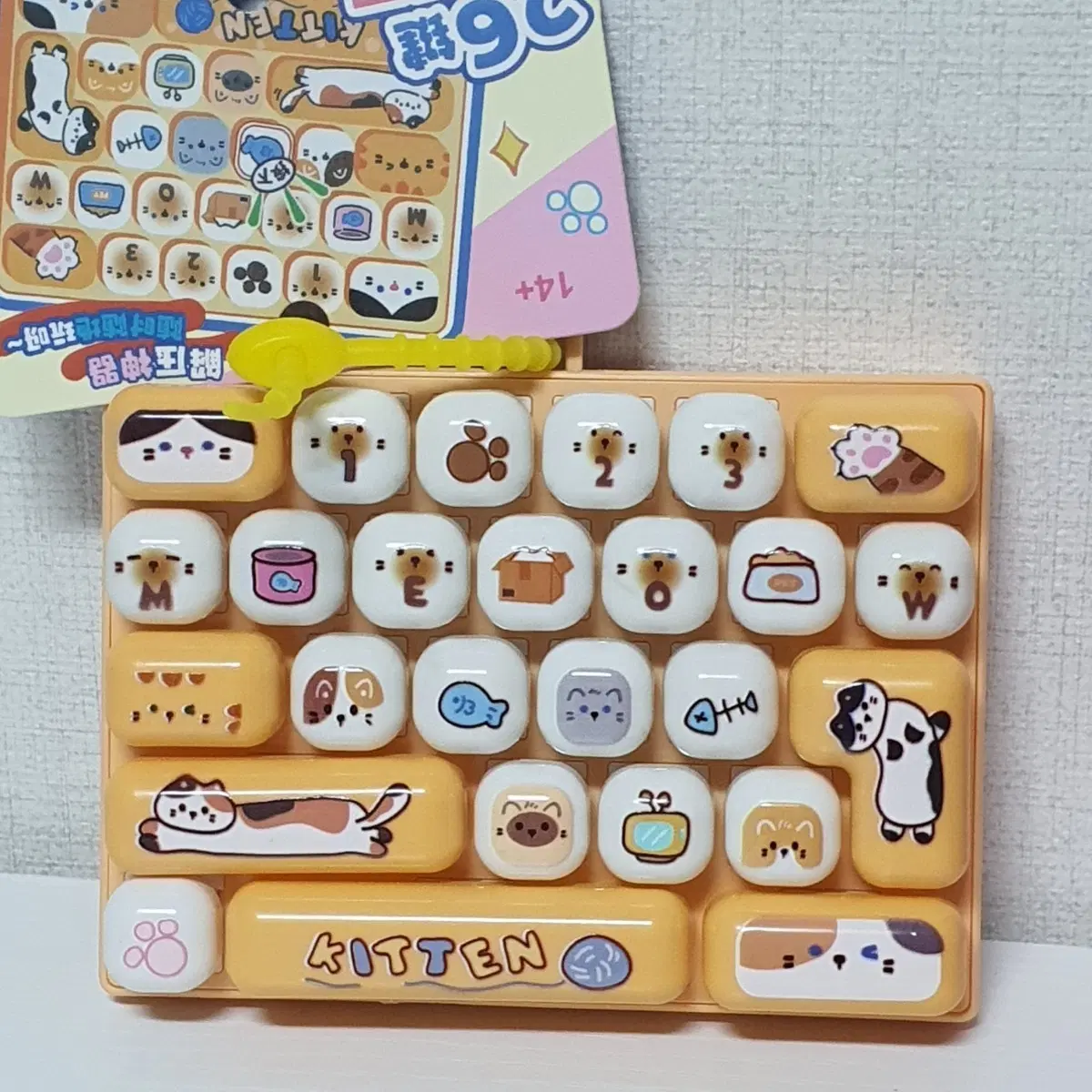 고양이 키보드 키캡 클리커
