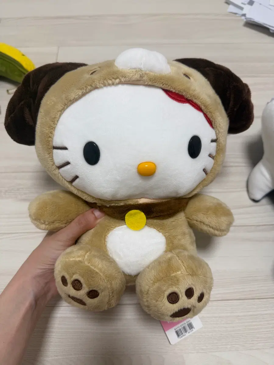 헬로키티 강아지 중형 인형 새제품