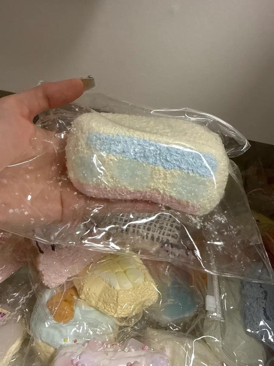 택이네 줄집 눈꽃 커스텀 말랑이