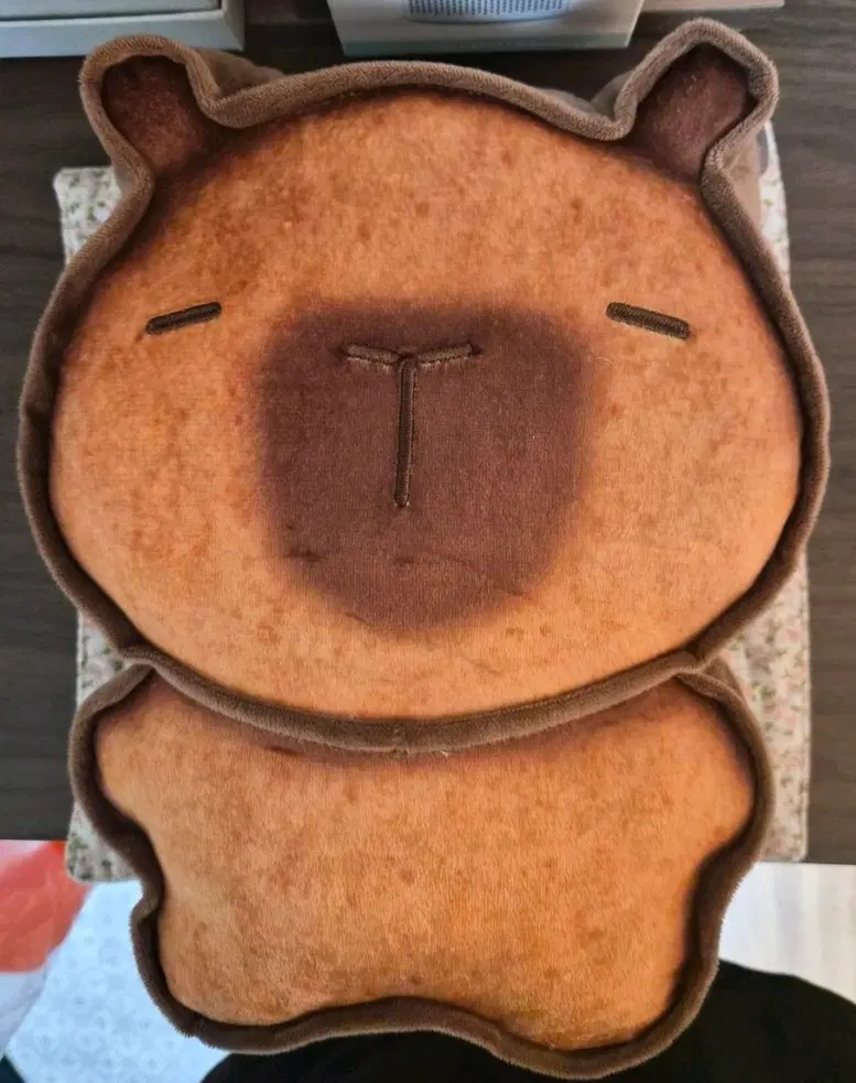 카피바라 쿠션인형 갈색 28cm (새상품)