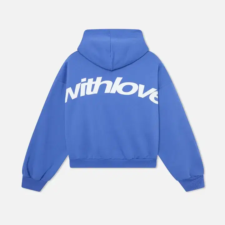 Scuffers withlove ํ๋ํฐ Sign Blue Hoodie