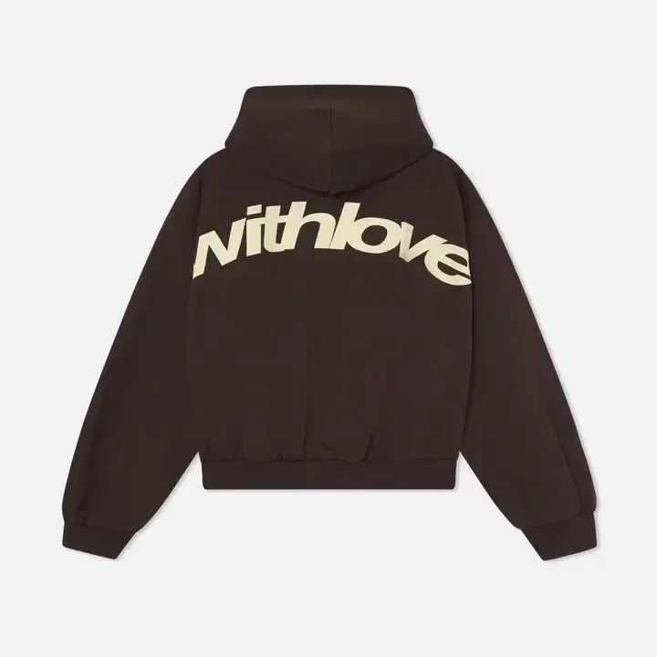Scuffers withlove 후드티 Sign Brown Hoodie