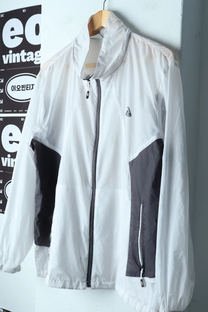 (XL) 브랜드빈티지 집업 바람막이 점퍼자켓 경량 운동 등산-H38295