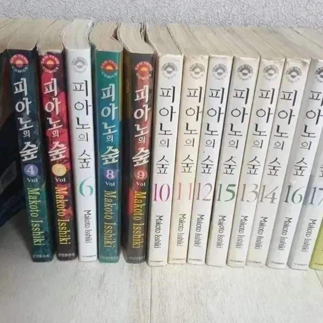 만화책 피아노의 숲 1-19권 일괄 (7권없음)