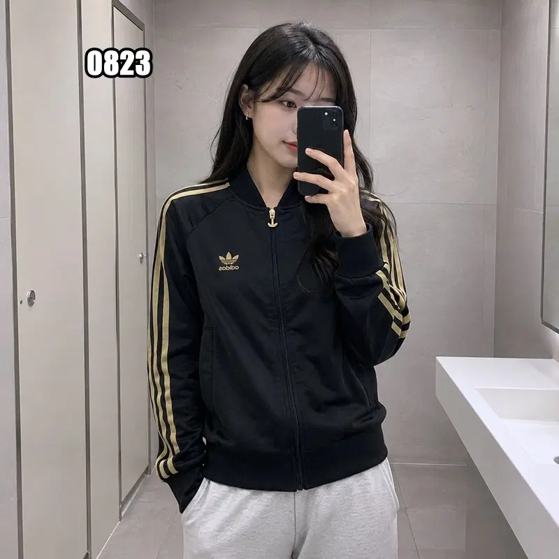 S 아디다스 오리지널스 메달리스트 블랙 골드 트랙탑 져지
