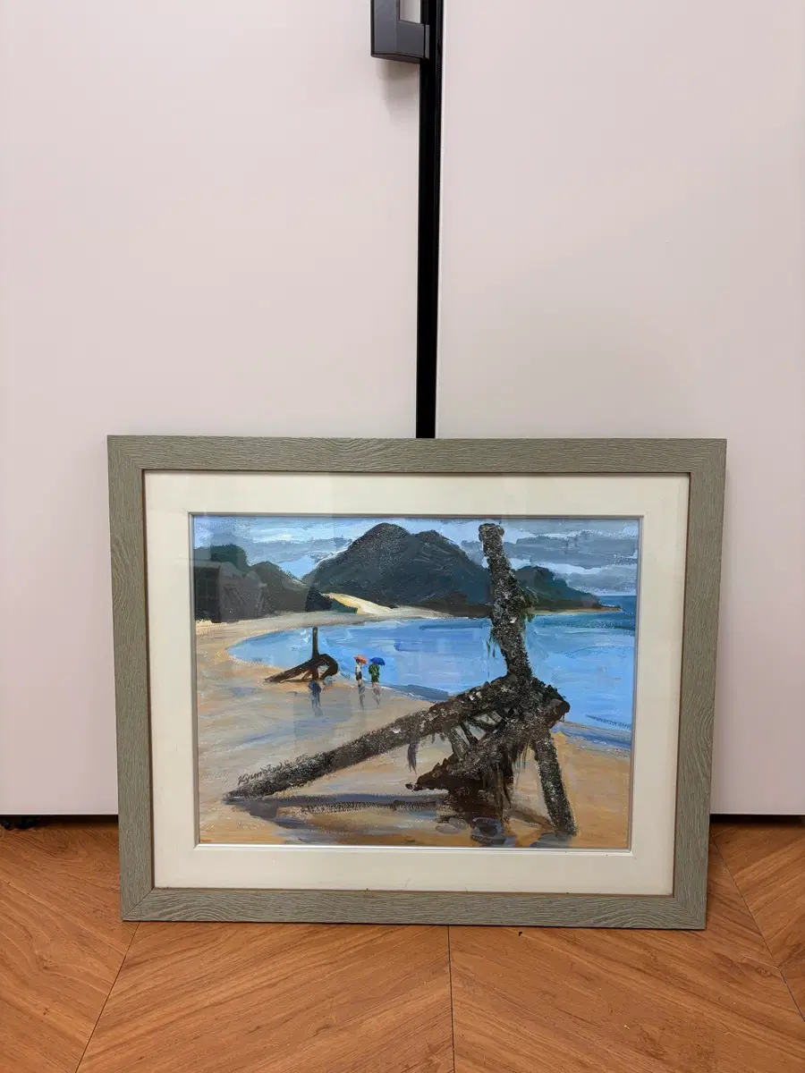 사업 운 좋은 유화 그림