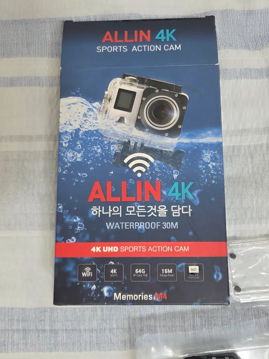 ALLIN 4K 스포츠 액션캠 Memories M4
