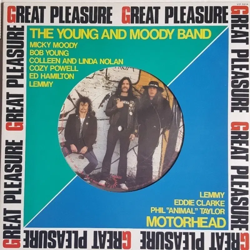 THE YOUNG AND MOODY BAND & MOTORHEAD - GREAT PLEASURE LP
