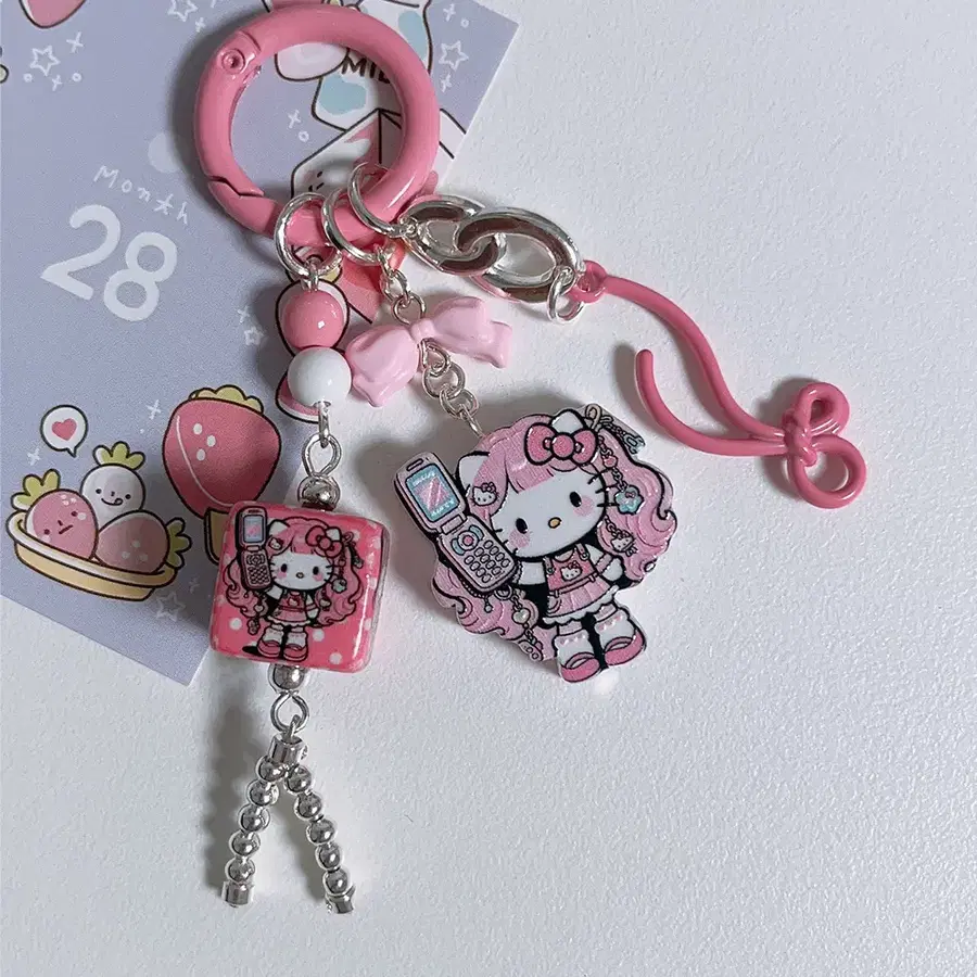 (handmade) Y2K 키티키링