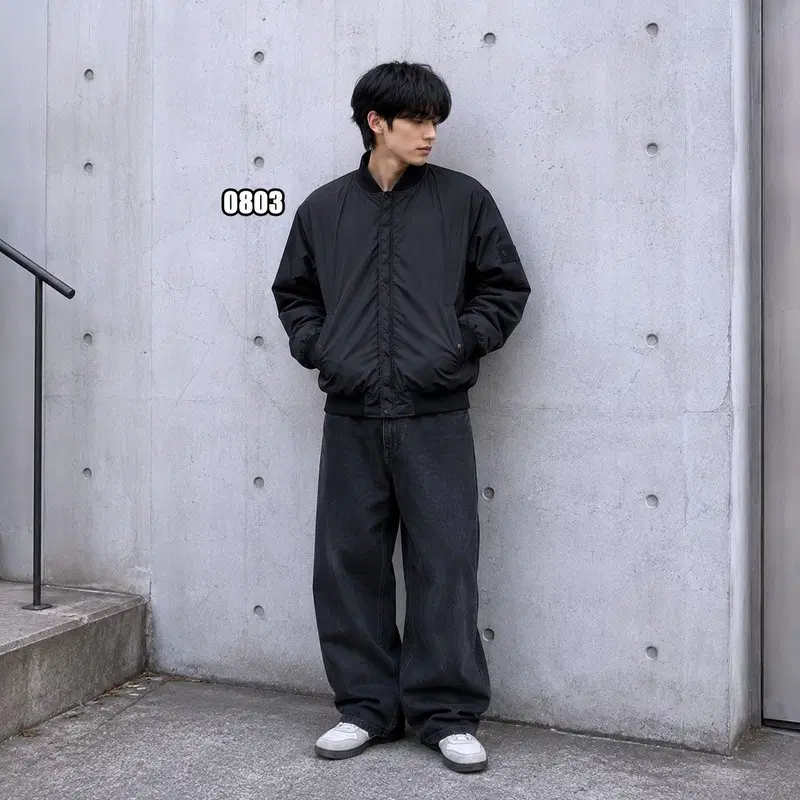 XL 스톤아일랜드 20FW 고스트 피스 스트레치 울 나일론 TC 다운 자켓 블랙