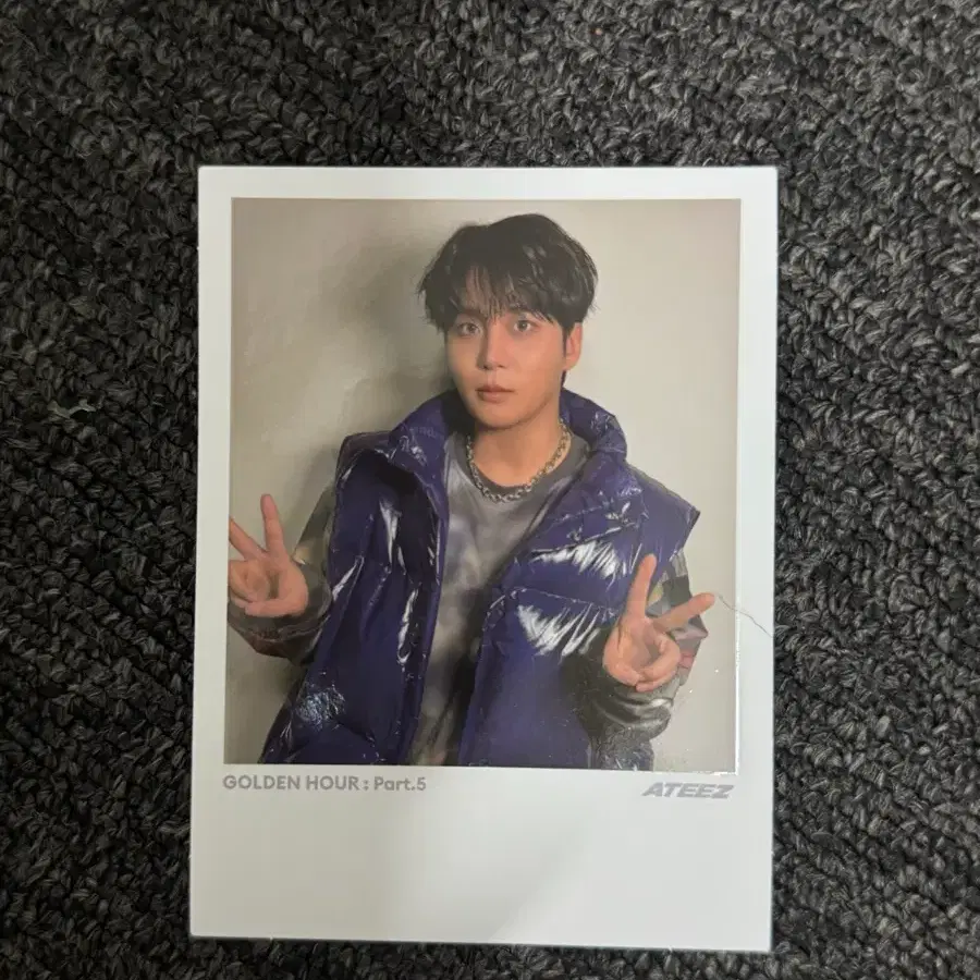 에이티즈 골든아워 파트5 디지팩 종호 폴라로이드