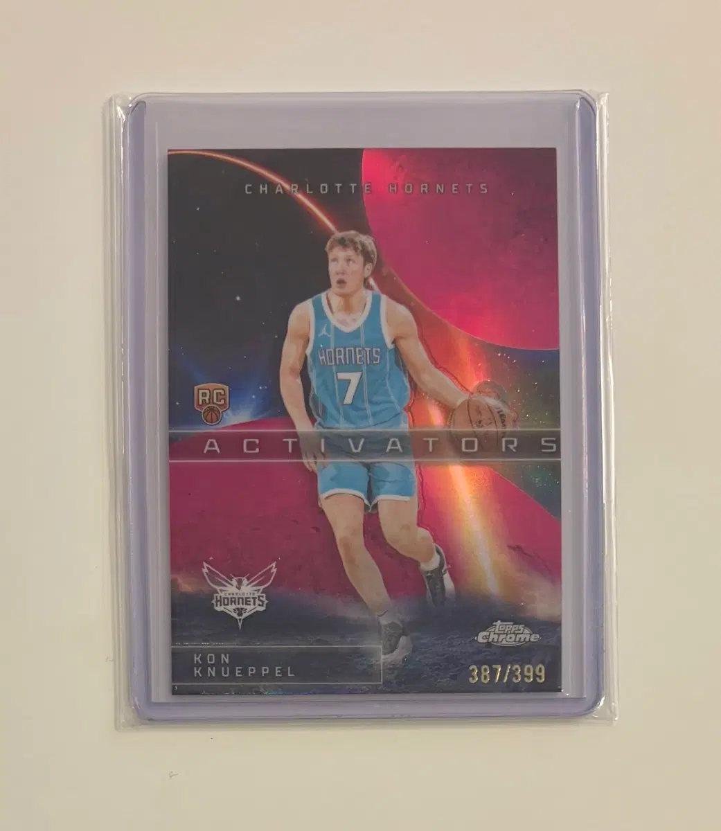*샬럿 호네츠 콘 크니플 RC 2025-26 탑스 크롬 NBA ACTIVATORS 마젠타 /399