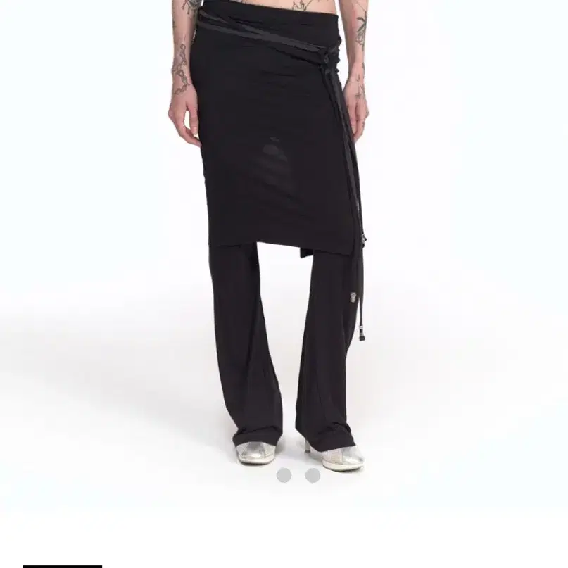 2000 Archives AVA LAYERED SKIRT-PANTS