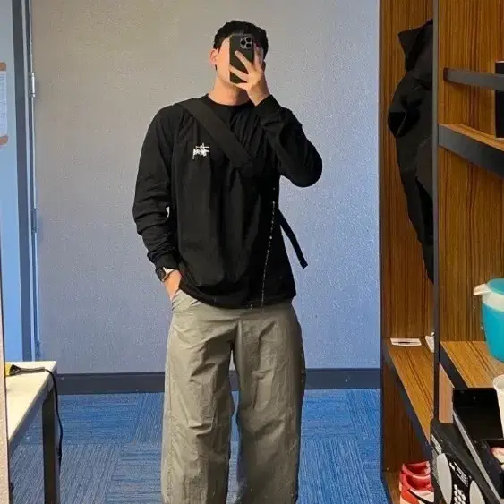 스투시 베이직 롱슬리브