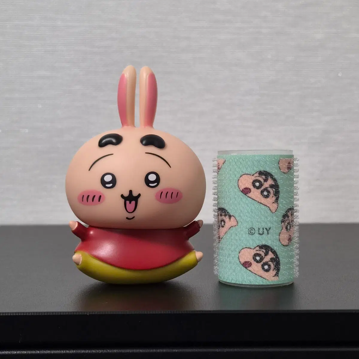 10.8cm 짱구 피규어 먼작귀 치이카와 우사기 콜라보 짱구
