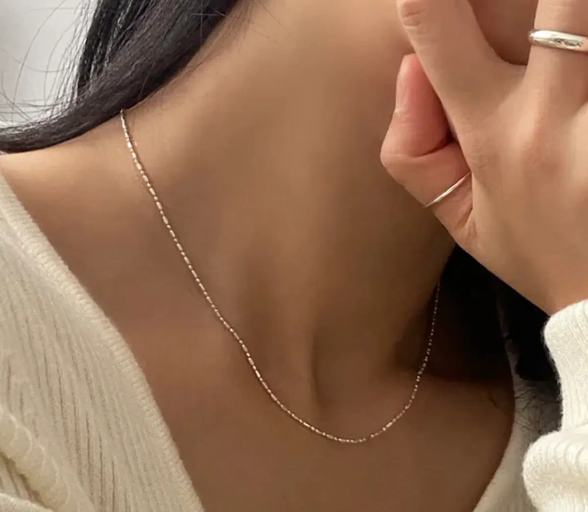 소시지 체인 목걸이