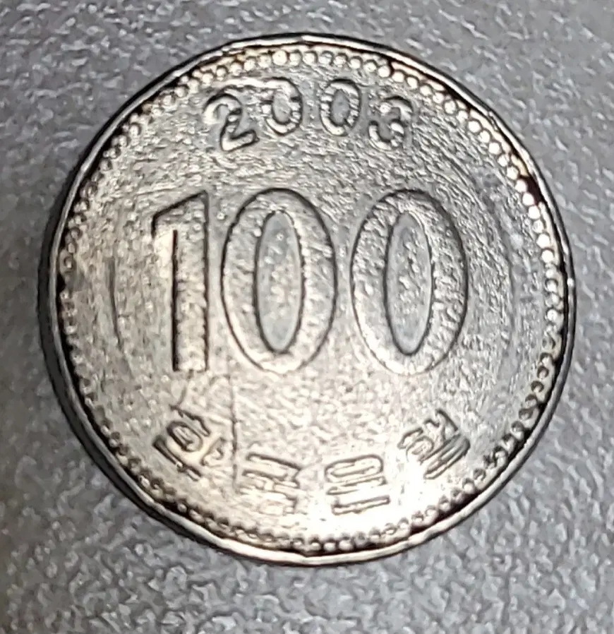 2003년 100원 동전