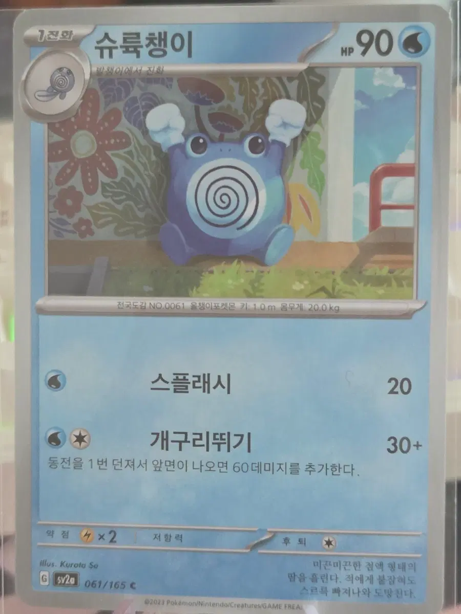 포켓몬카드 슈륙챙이