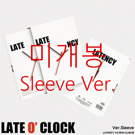 [미개봉] 레이턴시 (LATENCY) - LATE O CLOCK [Sleeve Ver.] (CD)