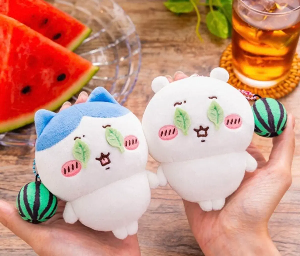 치이카와 수박 마스코트 키링(새상품)