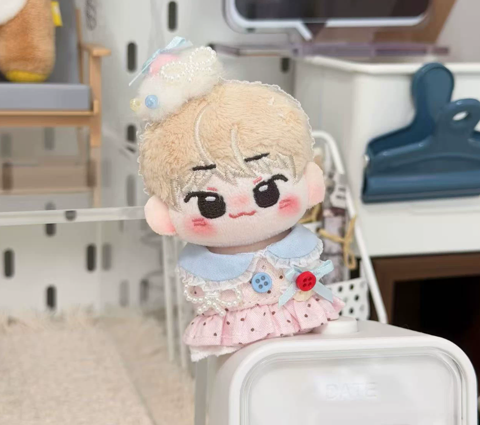 5cm 인형옷 별 머리띠 원피스