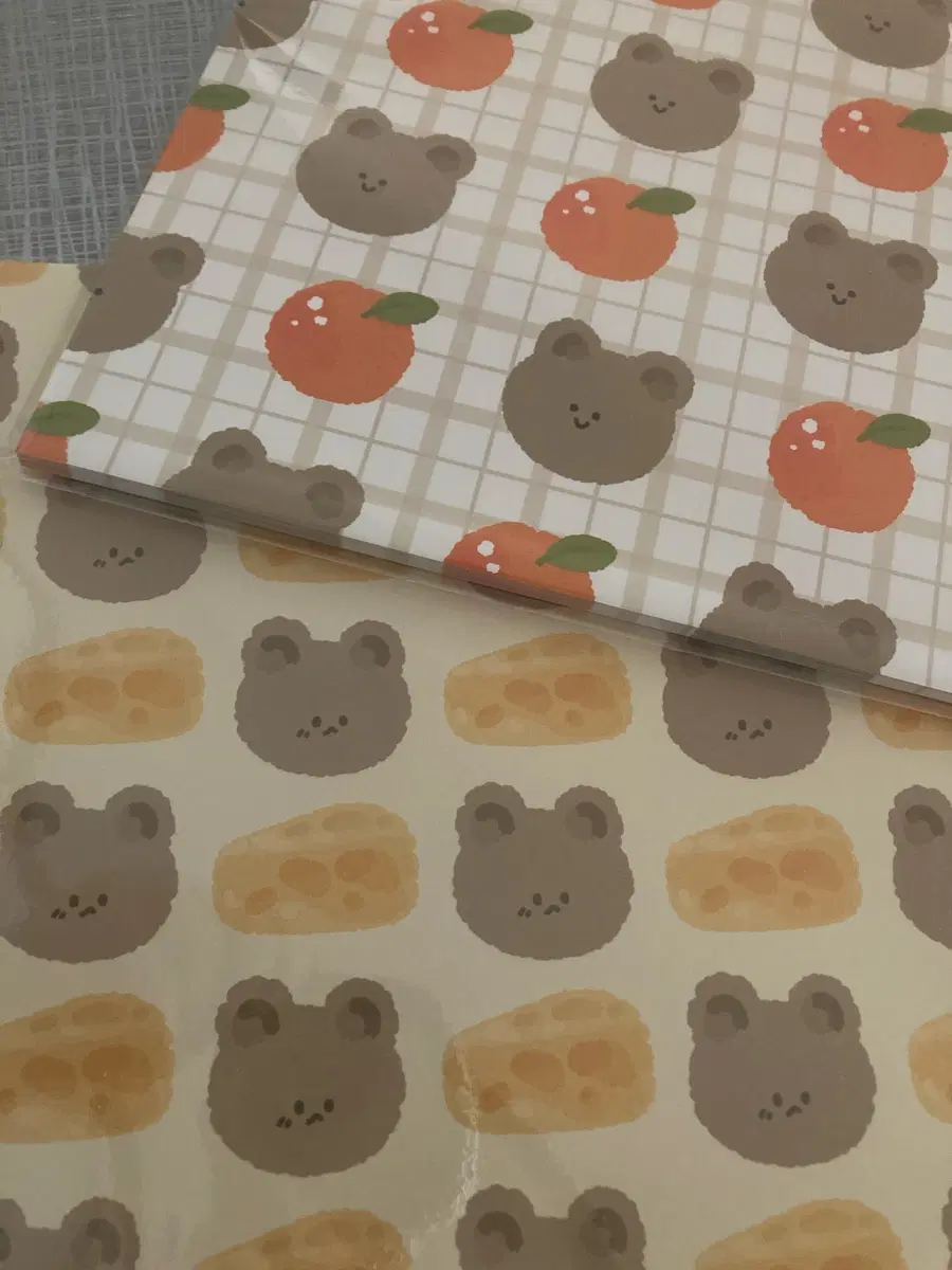 미콘님 솜치즈, 오렌지 패턴 랩핑지 일괄 처분