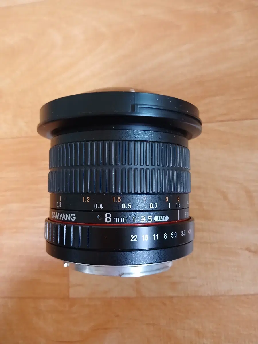 삼양 8mm F3.5 fish-eye cs2 캐논마운트 어안렌즈