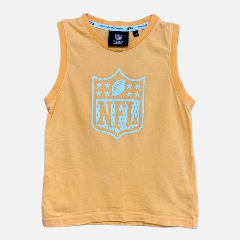 NFL 오렌지 키즈 110 민소매 티 O2655