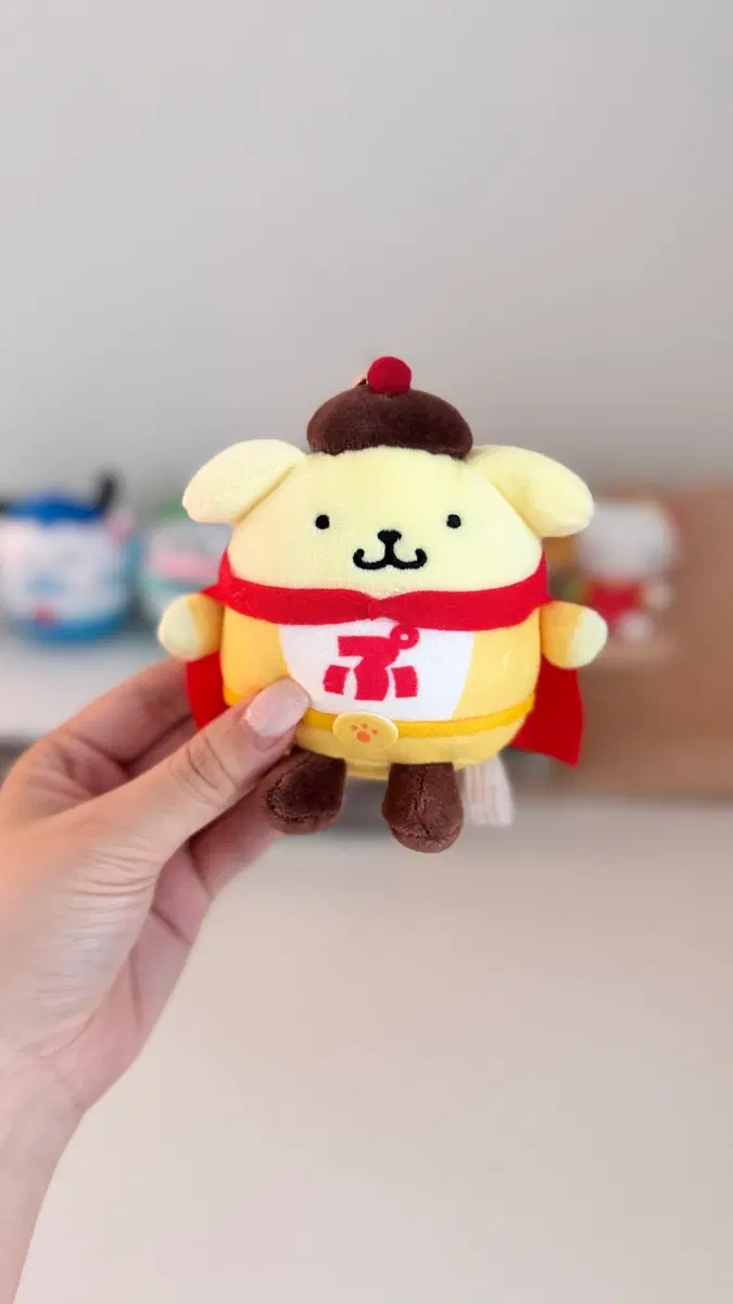 무뉴 히어로 폼폼푸린 마스코트 인형키링