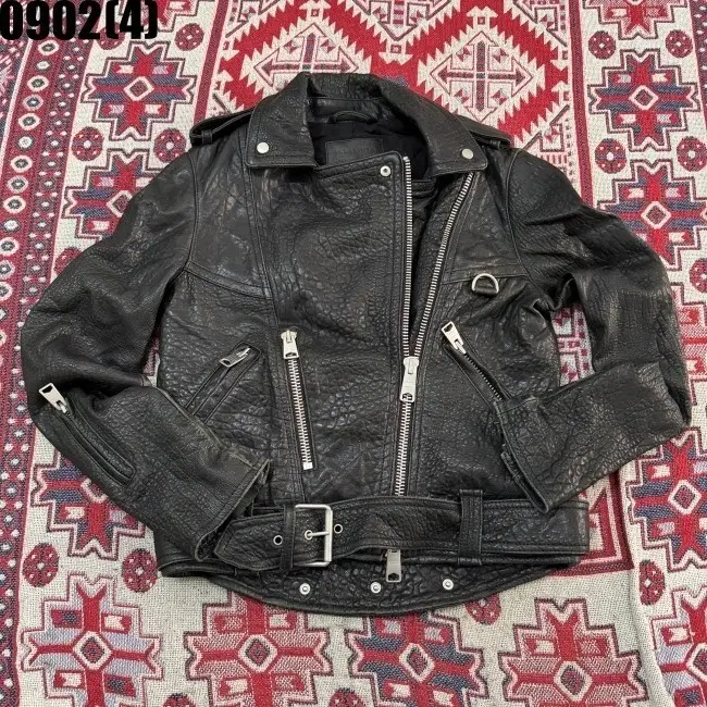 올세인츠 ALLSAINTS 블랙 양가죽 자켓 0902