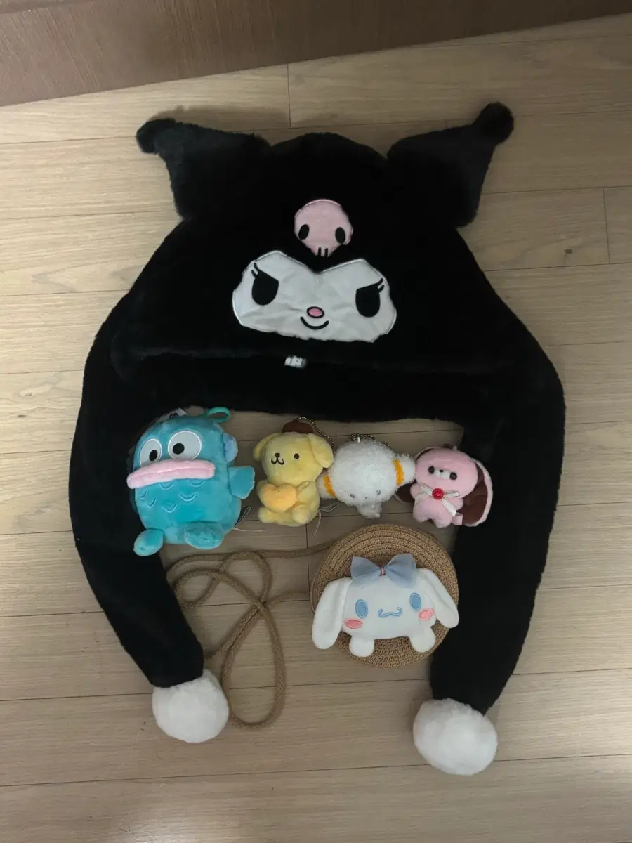 SANRIO 산리오 쿠로미 한교동 폼폼푸린 시나모롤 세트