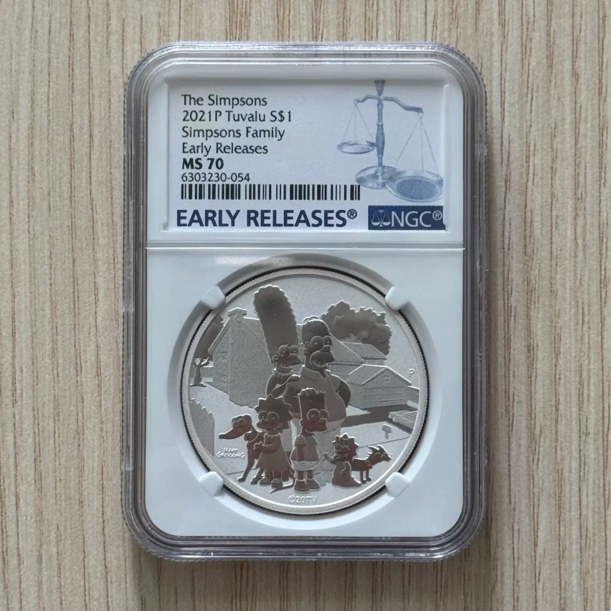 2021 투발루 심슨 은화 1oz ms70 Simpson Family