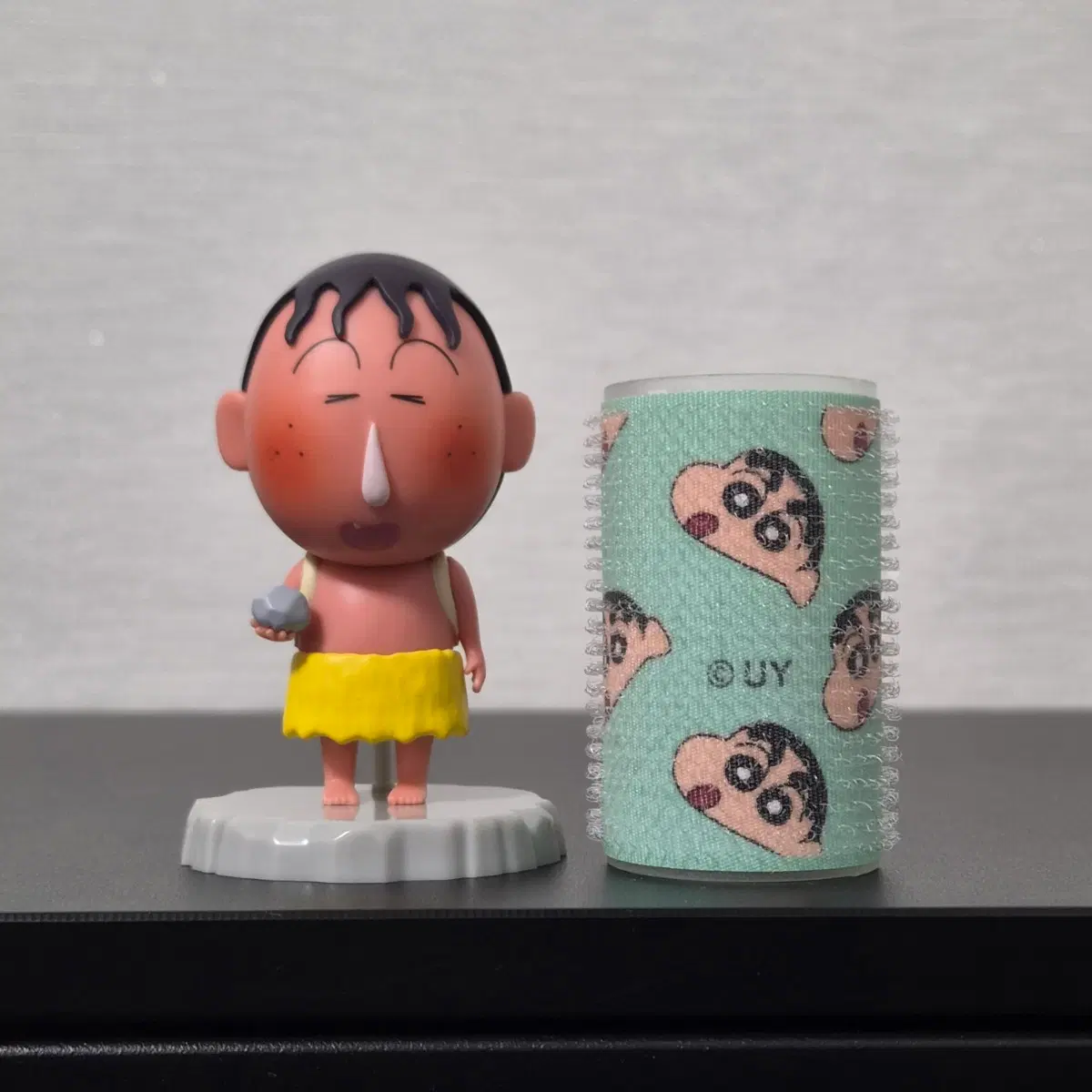 [UY] 8.3cm 짱구는못말려 피규어 원시시대 맹구!