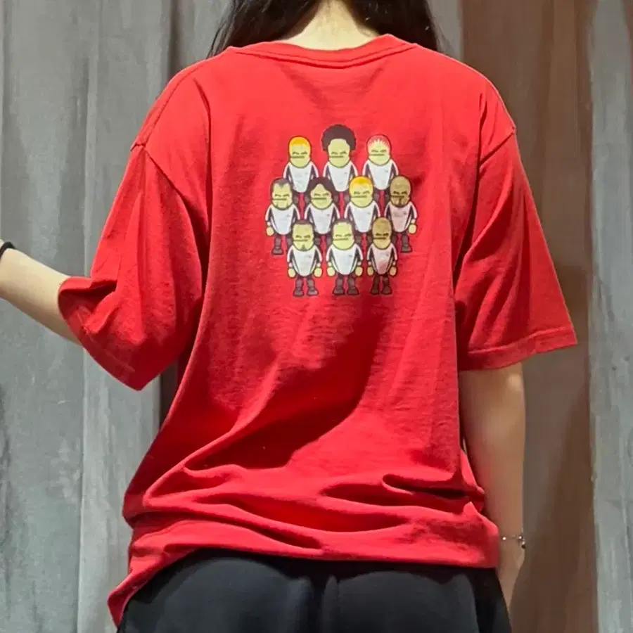 M NIKE 나이키 soccere Team 레드 반팔