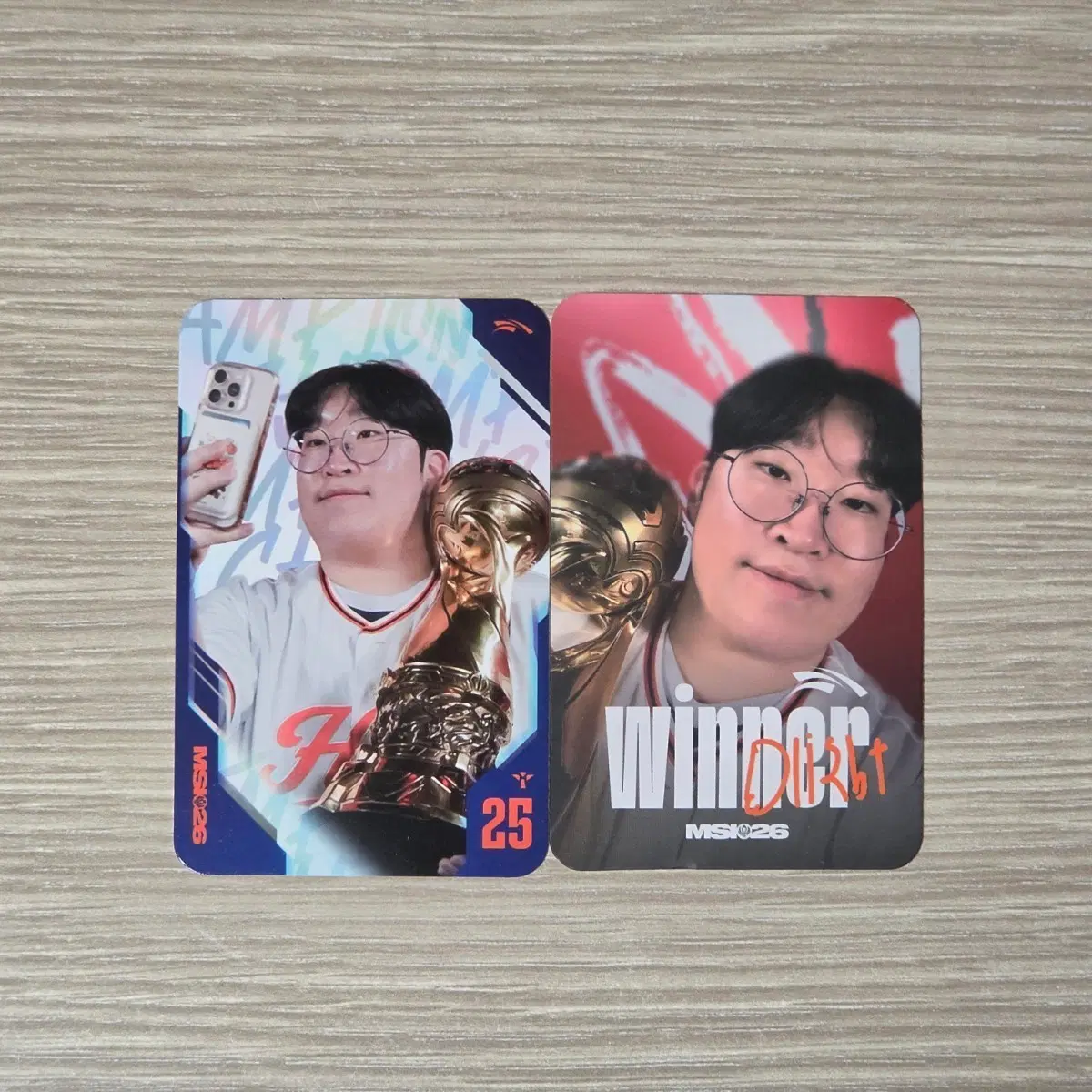 딜라이트 포카 양도 한화생명 7월 월간 포카 한생 포카 msi 므시 lck