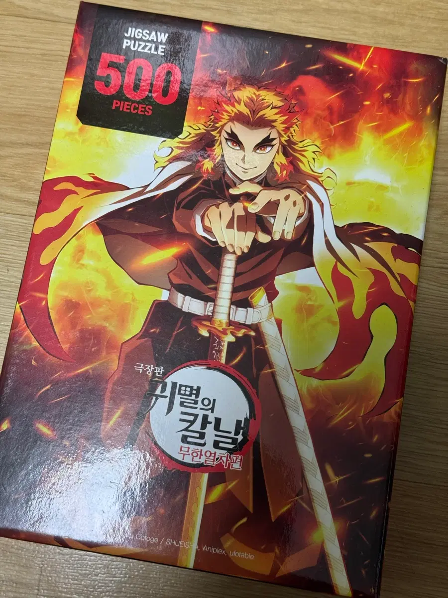 귀멸의 칼날 무한열차편 500 피스 퍼즐