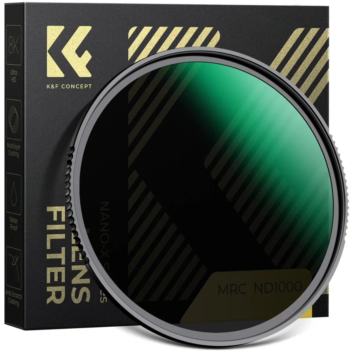 K&F Concept 62mm ND1000 슬림 NANO-X 필터 (새상품)