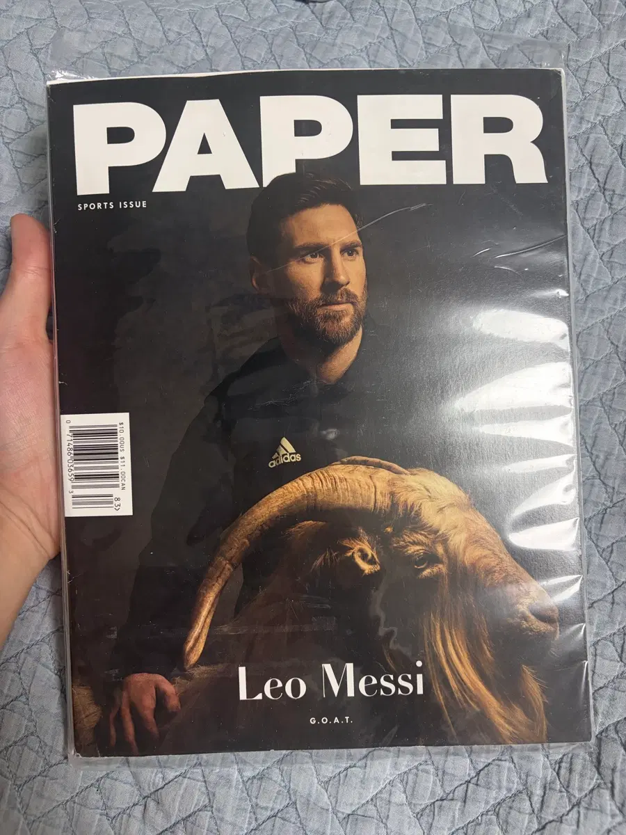 PAPER 매거진 스포츠 이슈 리오넬 메시 G.O.A.T. 잡지