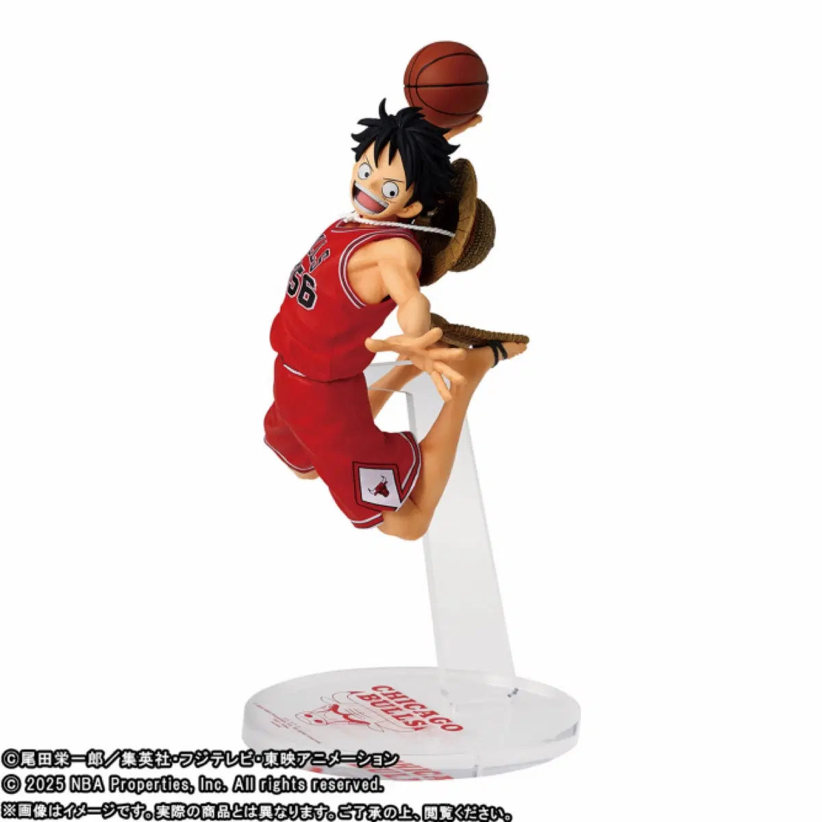 원피스 루피 NBA 시카고 불스 피규어 베이스샵 한정 (다른 팀은 문의)