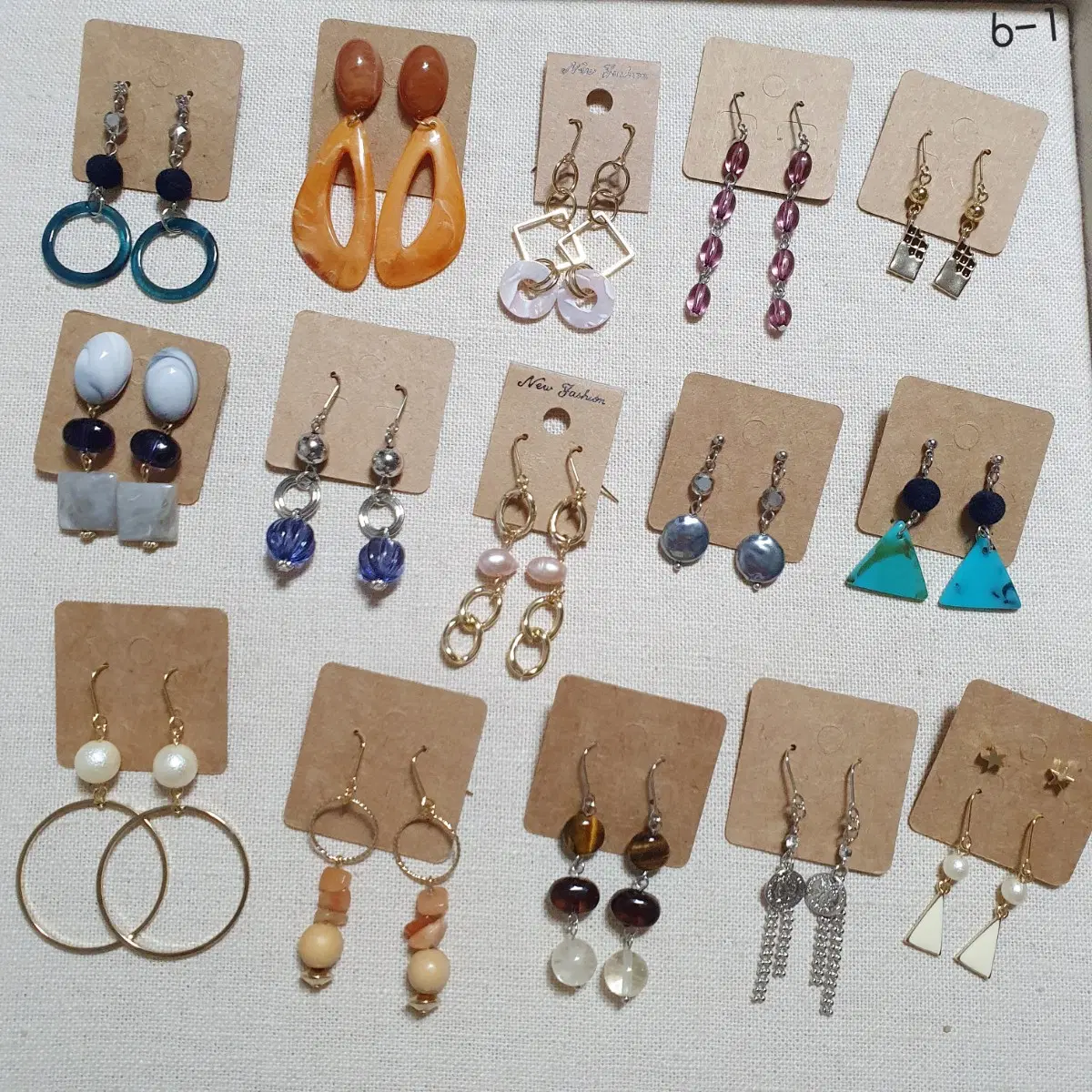 귀걸이 15개 일괄 9000원