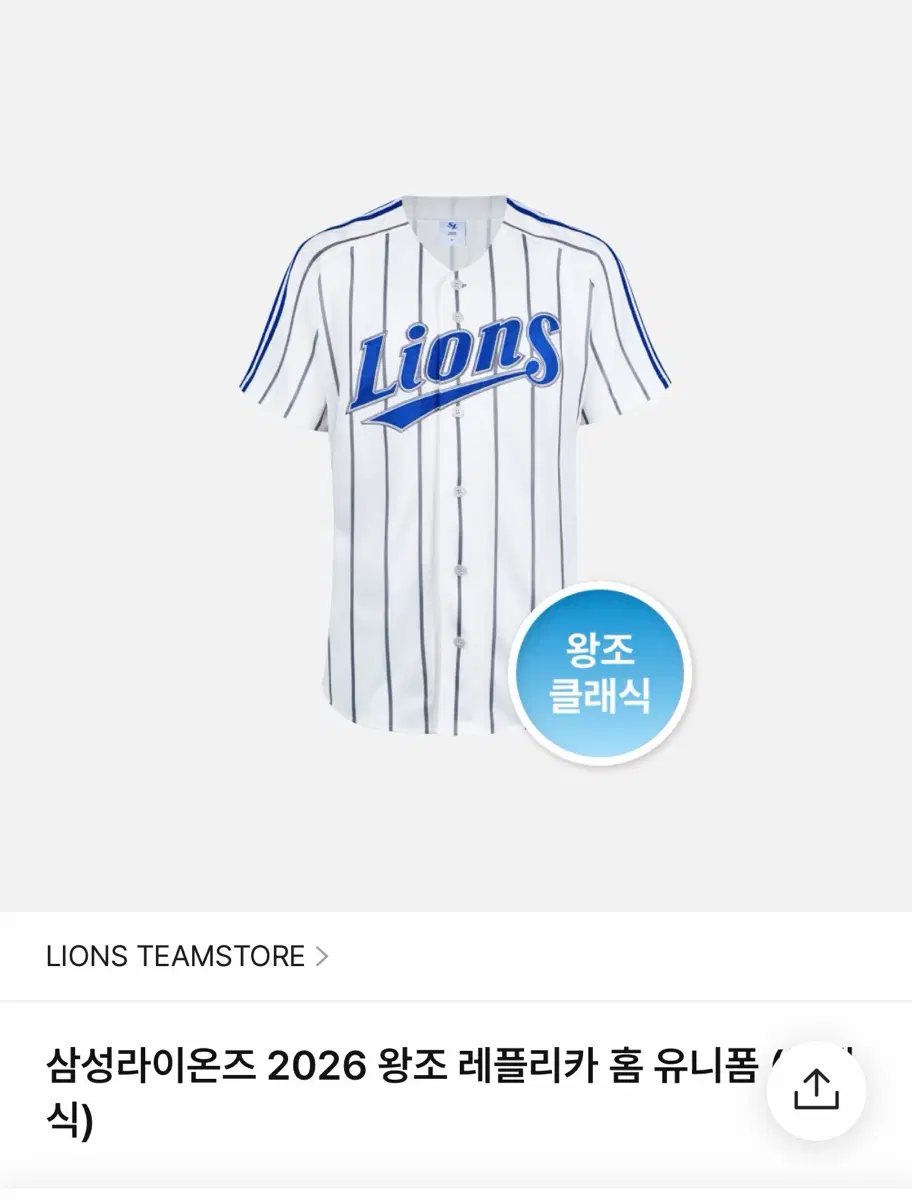 산성라이온즈 유니폼