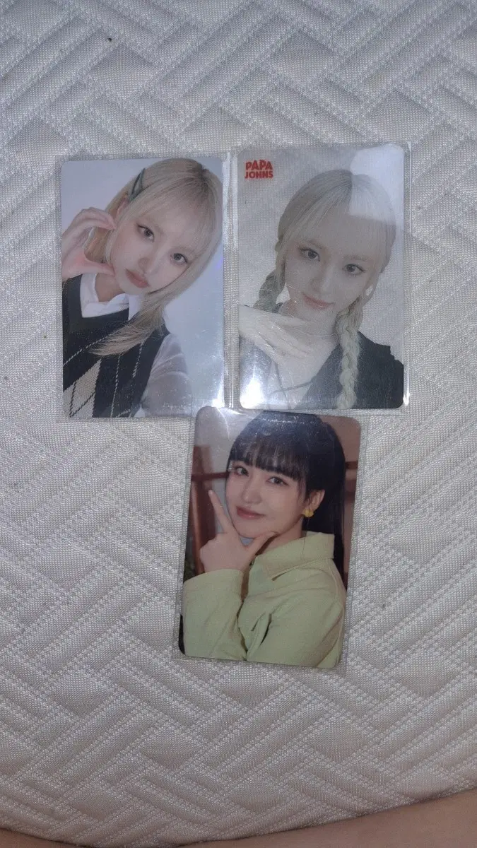 포토카드 3개 리즈
