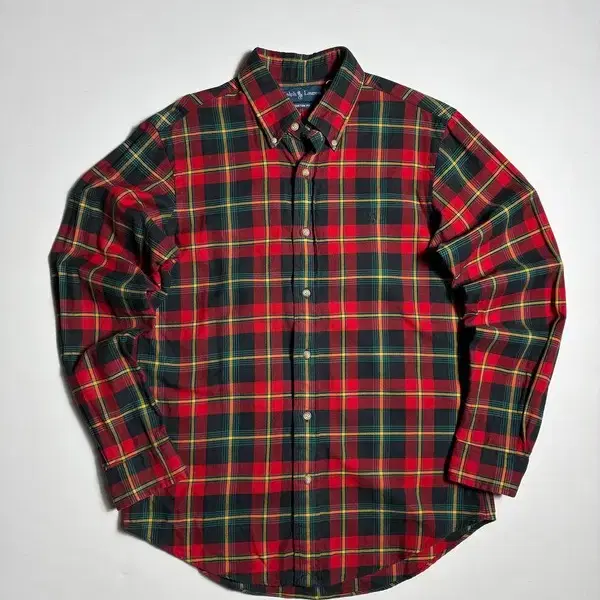 폴로 랄프로렌 00's 커스텀핏 타탄 체크 남방 R3797