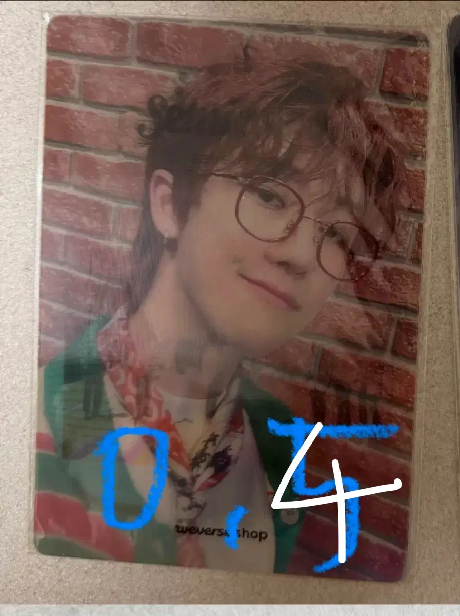 Price reduction) Seventeen the8 semicolon weverse pre-order benefit lenticular hologram photocard semicolon weverse