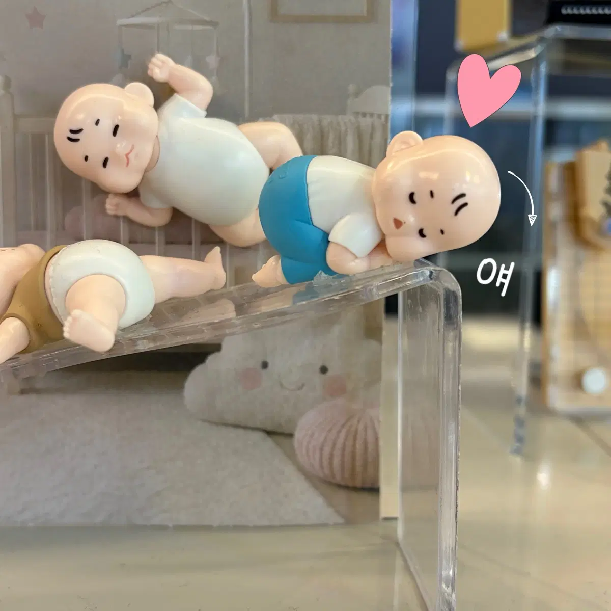 판매완료! [미개봉상품] 아기 잠버릇 컬렉선 / 오오노타로 아기 피규어 가챠
