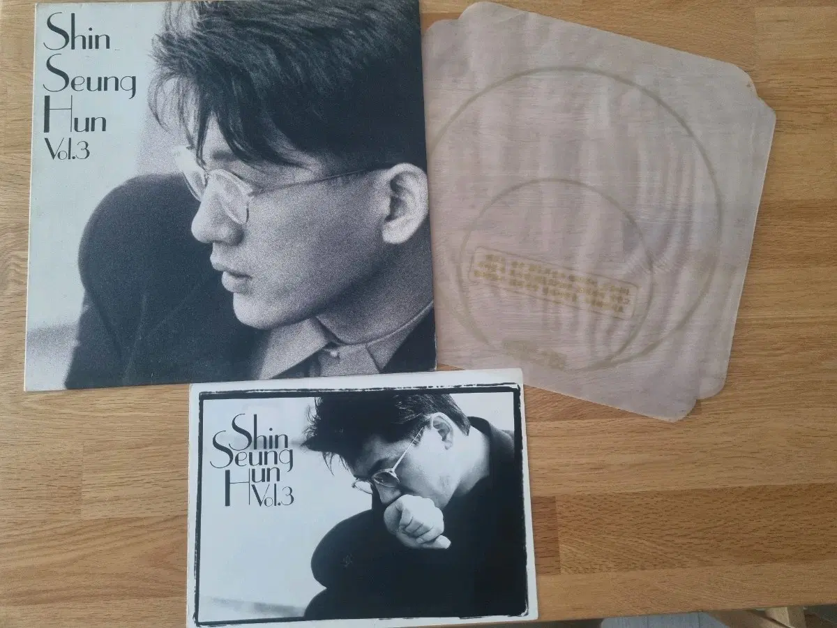 신승훈 3집 Vol.3 LP 커버. 속지. 속비닐만 판매