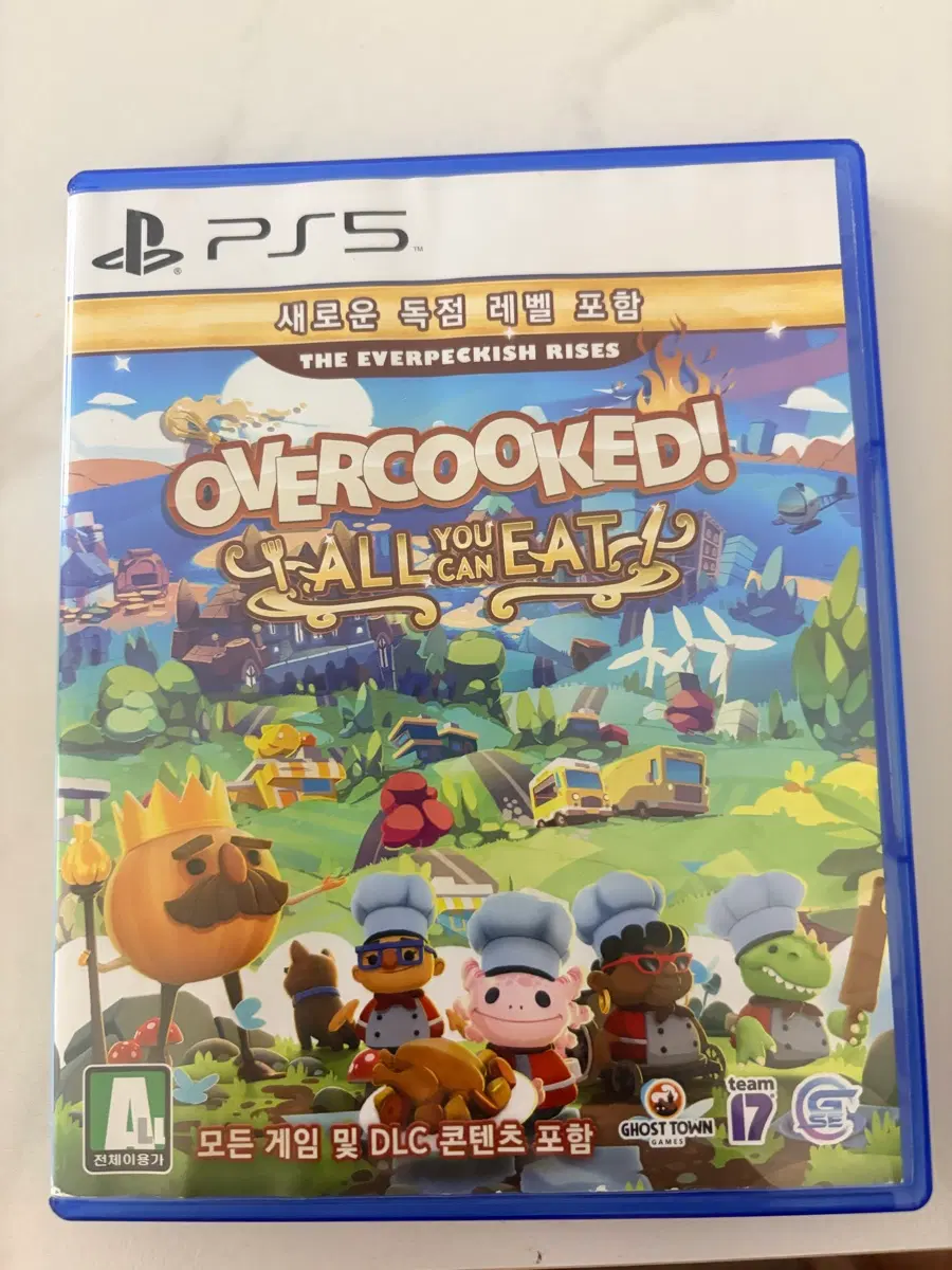 PS5 오버쿡드 올 유 캔 잇 모든 게임 및 DLC 콘텐츠 포함