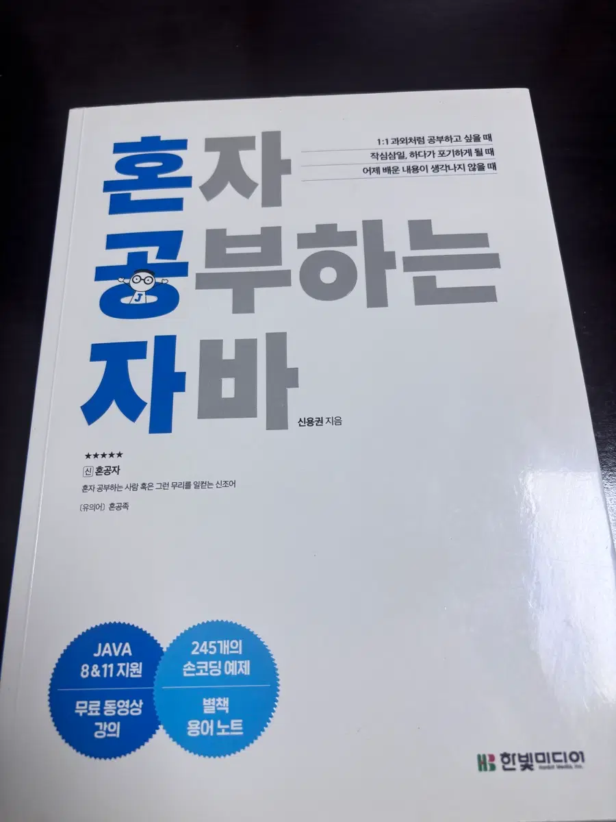 혼자 공부하는 자바 책