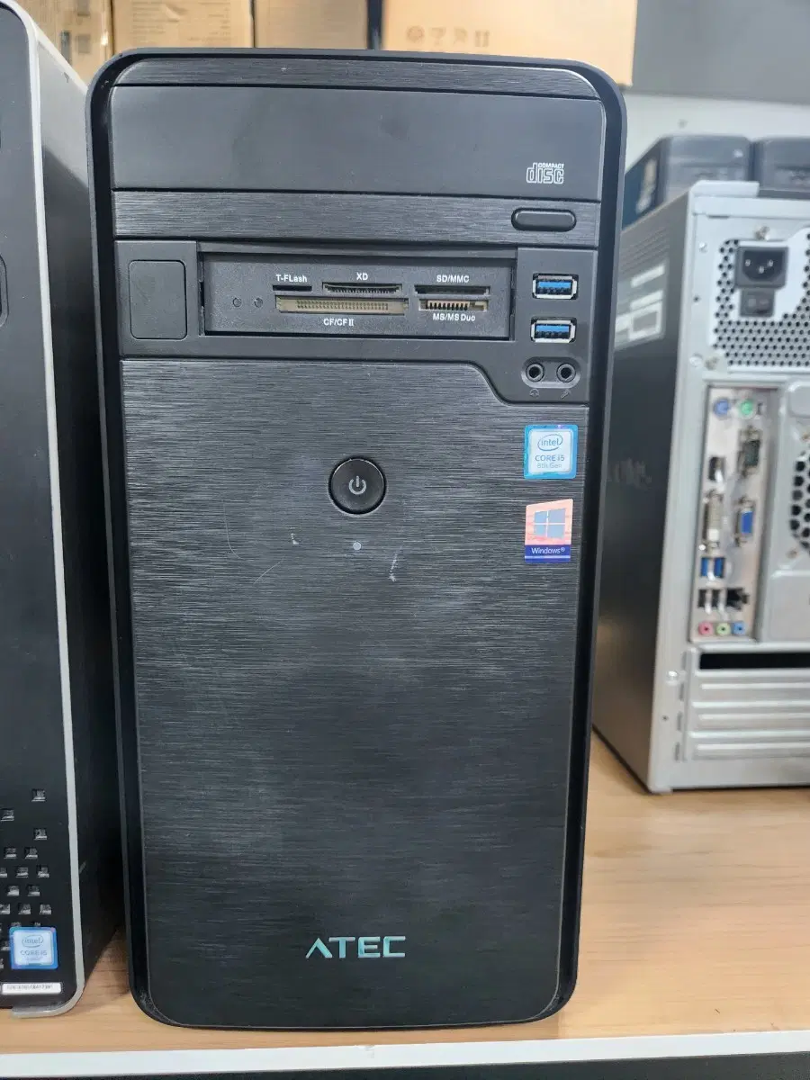 ATEC 데스크탑 PC 인텔 i5 -6500 램4기가 하드없음